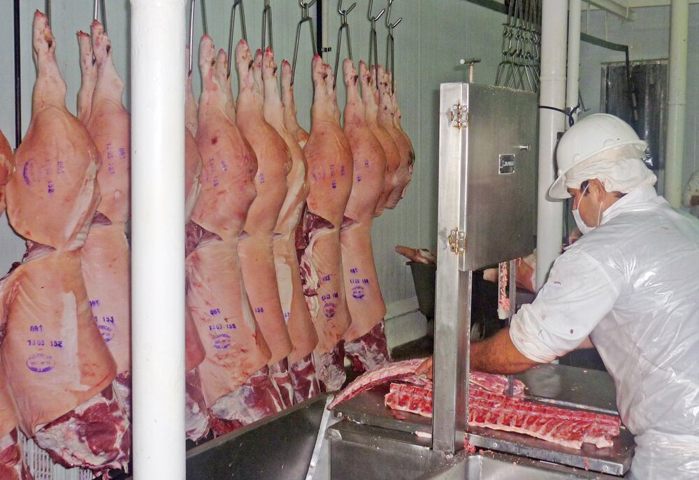 Anunciaron el primer envío de carne porcina de alta calidad al mercado taiwanés. Foto: Archivo.
