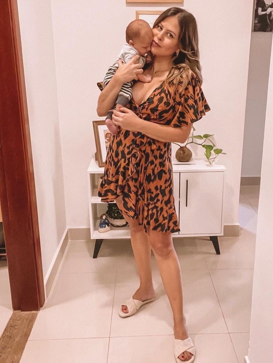 Andrea dice que vivió su primer embarazo como una de las experiencias más hermosas que le regaló la vida