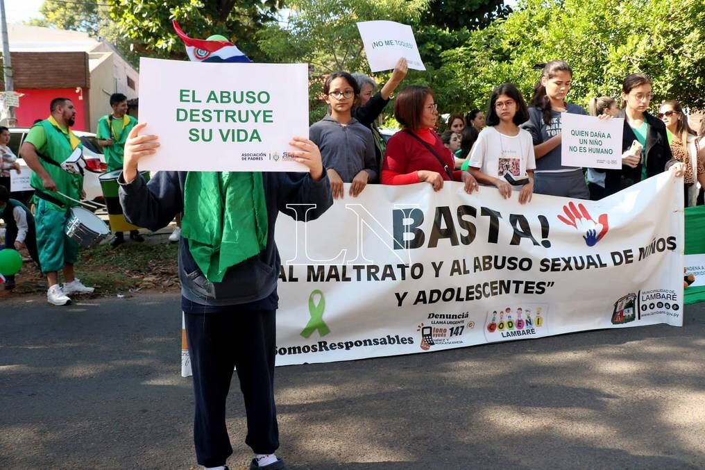El caso de abuso sexual denunciado en un colegio de Lambaré generó la indignación ciudadana. Foto: Nadia Monges / Archivo.