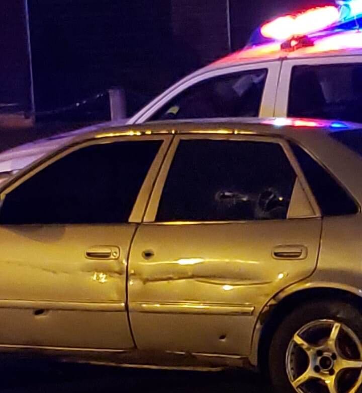 El hecho ocurrió durante la noche del sábado y el conductor fue detenido hacia la zona de Presidente Franco. Foto: Gentileza.