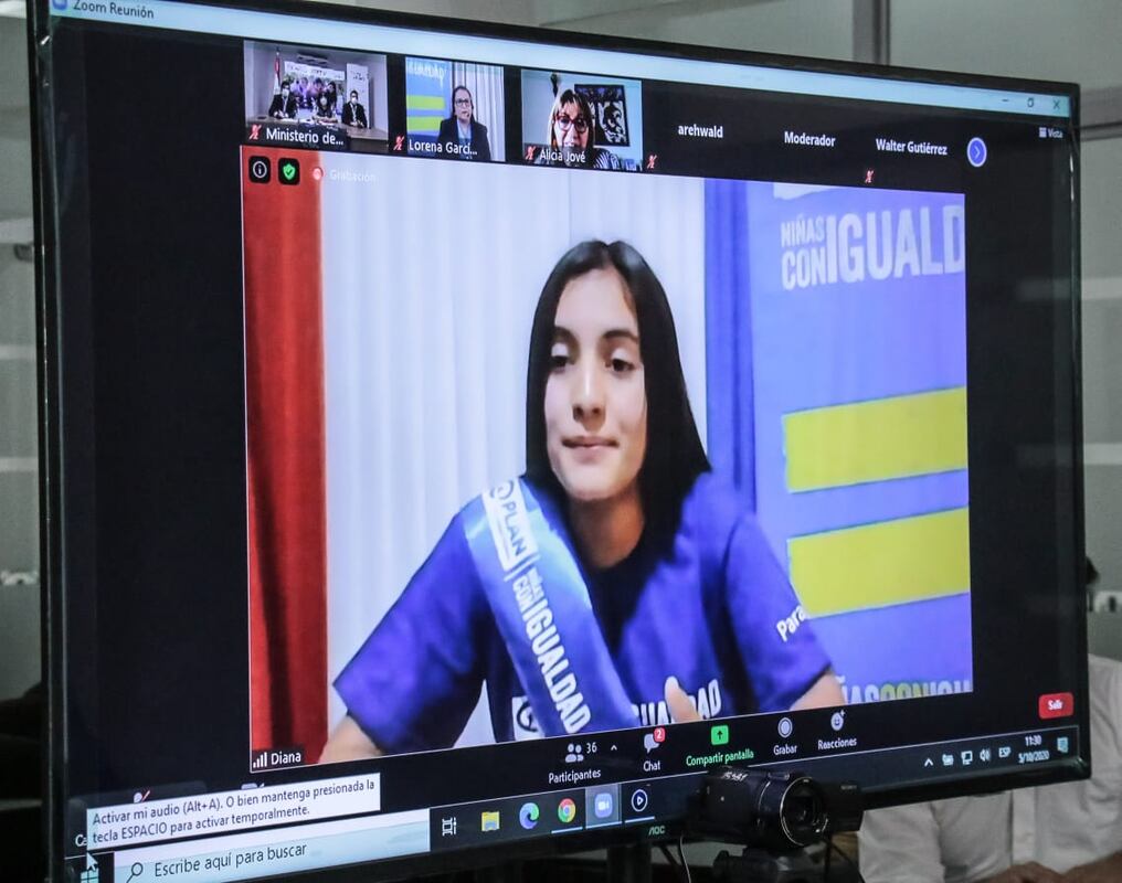 Diana, oriunda de Caaguazú, asumió como ministra de la Niñez y la Adolescencia. Foto: Gentileza.