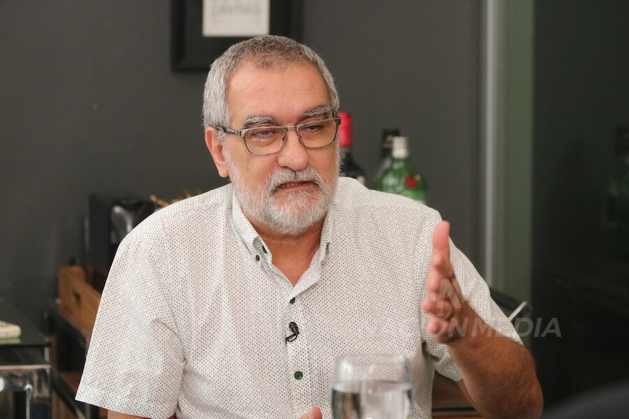 El periodista lamentó que ciertos grupos periodísticos y políticos queden en silencio ante un claro atropello a un derecho fundamental como la liberad de expresión. Foto: Nadia Monges.