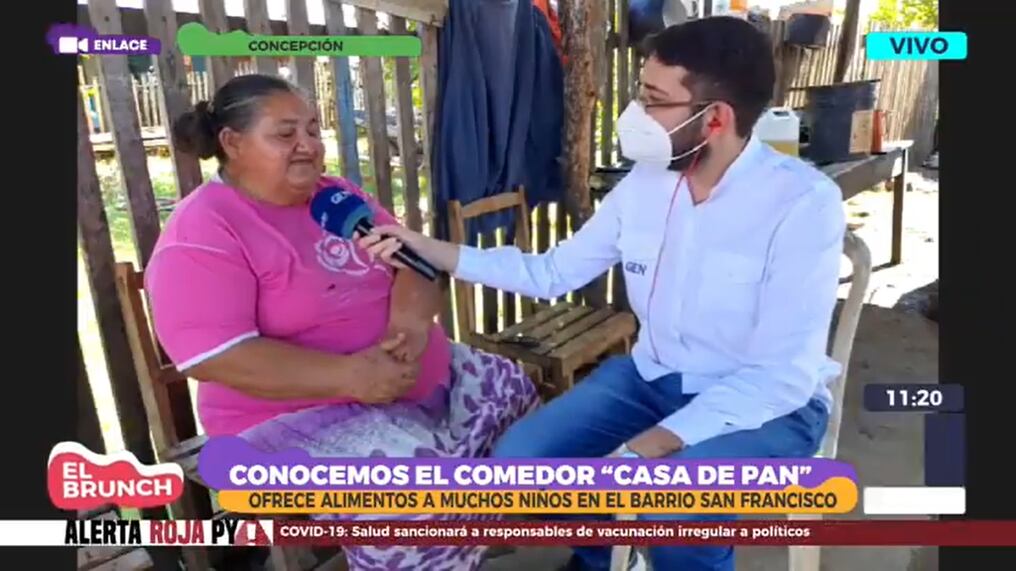 Un comedor solidario para niños del barrio San Francisco de Concepción realizó un llamado a la ciudadanía en general para conseguir la donación de alimentos y una soñada cocina a gas para seguir dando de comer a más de 60 infantes que llegan hasta el lugar. Foto: Captura.