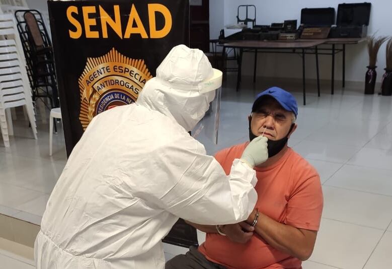 Daniel Alfredo Bejarano fue detenido el viernes pasado por agentes de la Senad, y posteriormente fue expulsado del país. Foto: Senad.