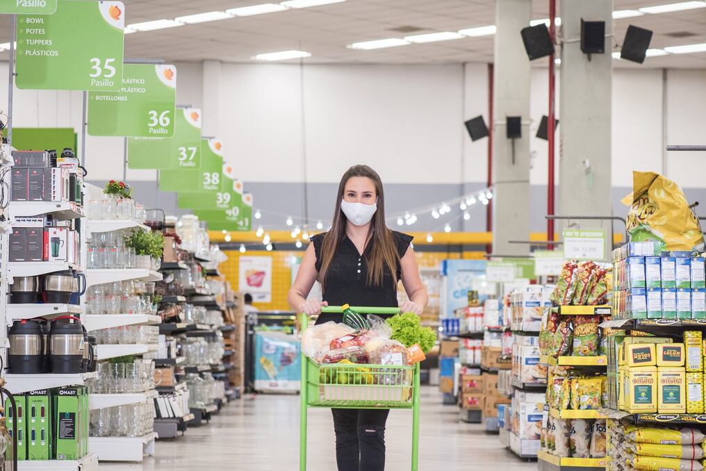 El movimiento en los supermercados está repuntando, y esperan que en diciembre aumente aún más. Foto: Gentileza.