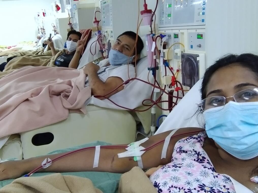 Jazmín se realiza diálisis 3 veces por semana. Actualmente está en lista de espera para trasplante renal. Foto: Gentileza.