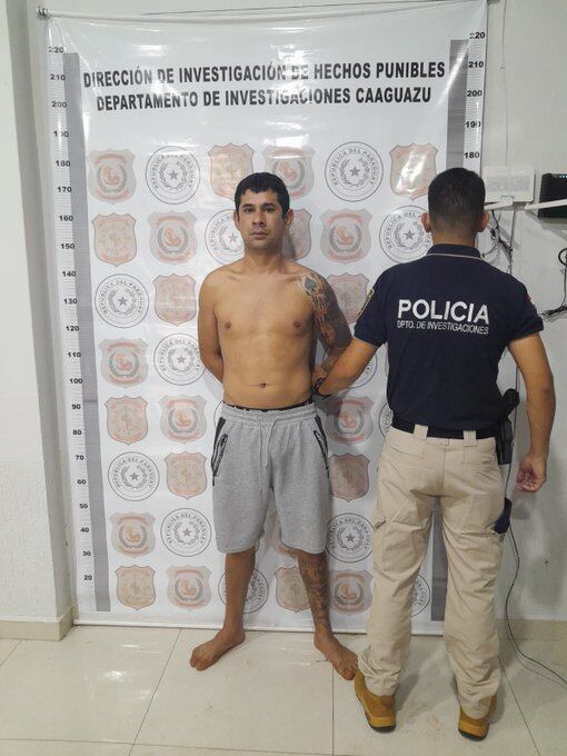 Se trata de Leonardo Mareco, de 27 años, quien tras un allanamiento nuevamente quedó privado de su libertad. Foto: Gentileza.