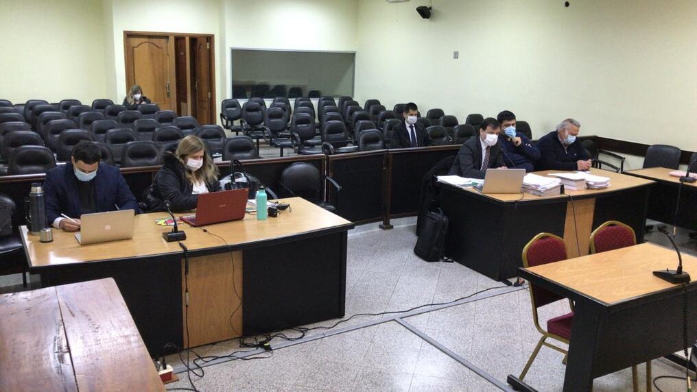 El tribunal juzgador ya está deliberando lo que será la sentencia de primera instancia. Foto: Gentileza.