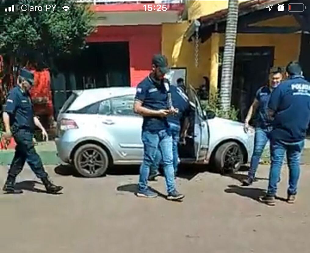 Las víctimas son Miguel Ángel Sanabria y Francisco Javier Sánchez, informó la Policía Nacional. Foto: Gentileza.