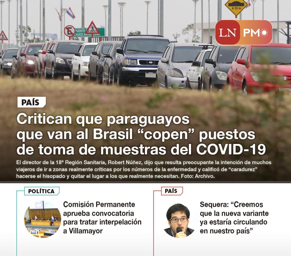 LN PM: Las noticias más relevantes de la siesta del 12 de enero