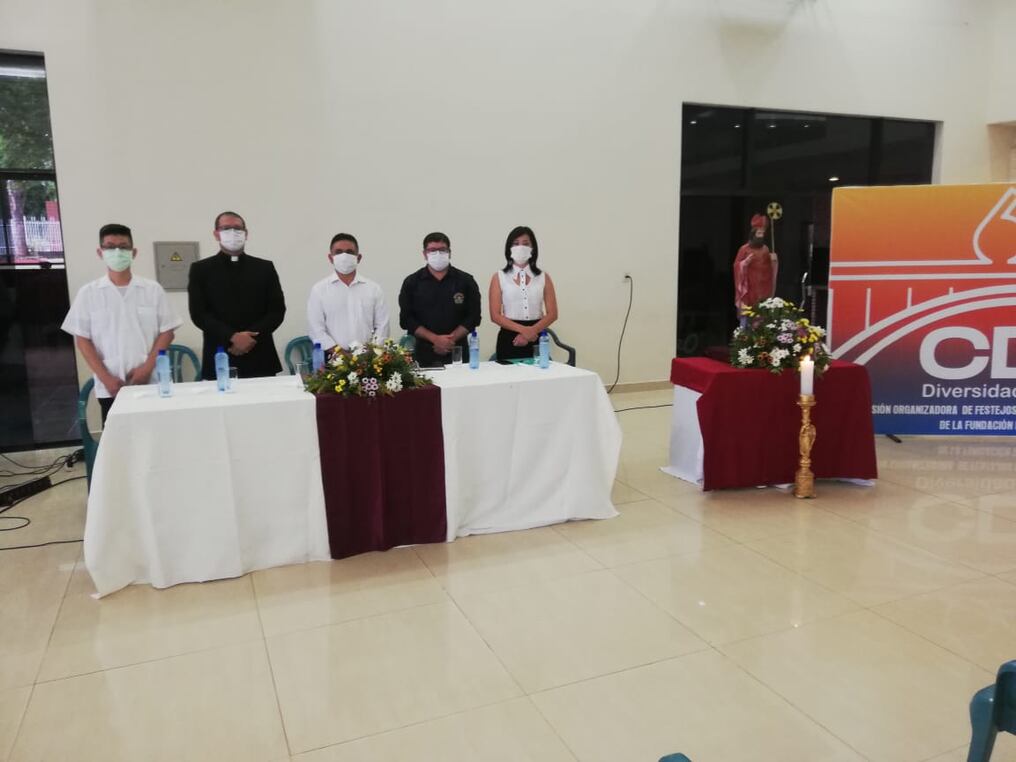 En conferencia de prensa dieron a conocer detalles de la organización y festejos por el aniversario de la ciudad y el Santo Patrono. Foto: Gentileza.