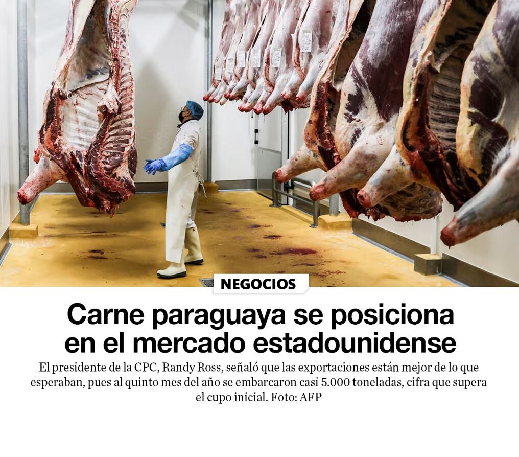 Carne paraguaya se posiciona en el mercado estadounidense