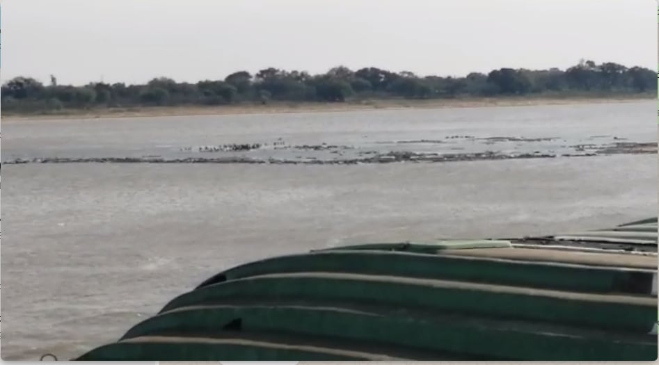 La altura promedio que debería tener esa zona en temporadas regulares es de al menos 2 metros de agua. Foto: Gentileza.
