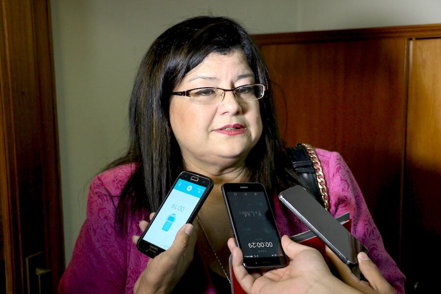 Denuncian que la ministra Carolina Llanes, encargada de la Oficina Técnica de Apoyo para el Fuero de la Niñez y a la Adolescencia, no muestra interés por este caso. Foto: Archivo.