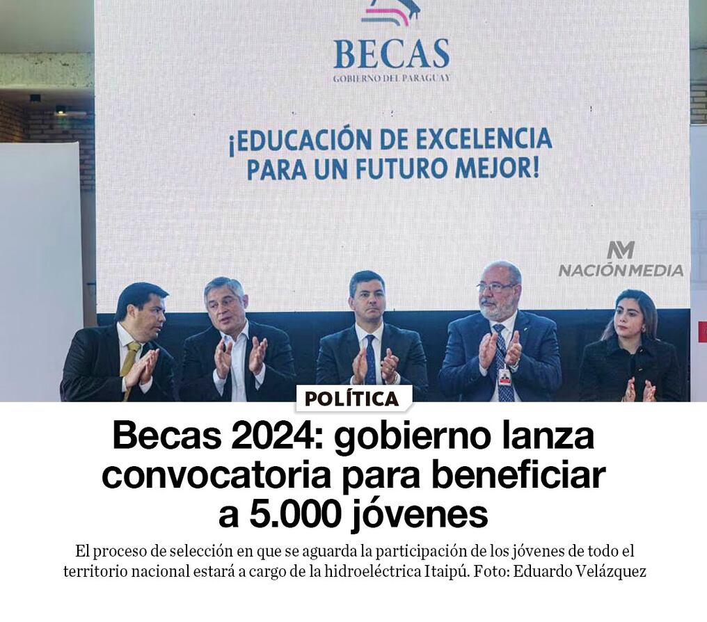 Becas 2024: gobierno lanza convocatoria para beneficiar a 5.000 jóvenes