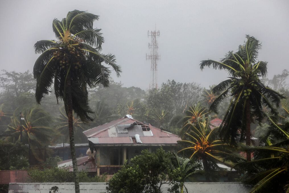 Eta ingresó cerca de las costas de Bilwi, principal ciudad del Caribe Norte de Nicaragua con categoría 4 en la escala de Saffir-Simpson de 5 con vientos de 230 km/h. Foto: AFP.