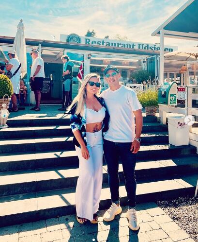 Dahiana Bresanovich y Blas Riveros por Europa. Foto: Instagram.