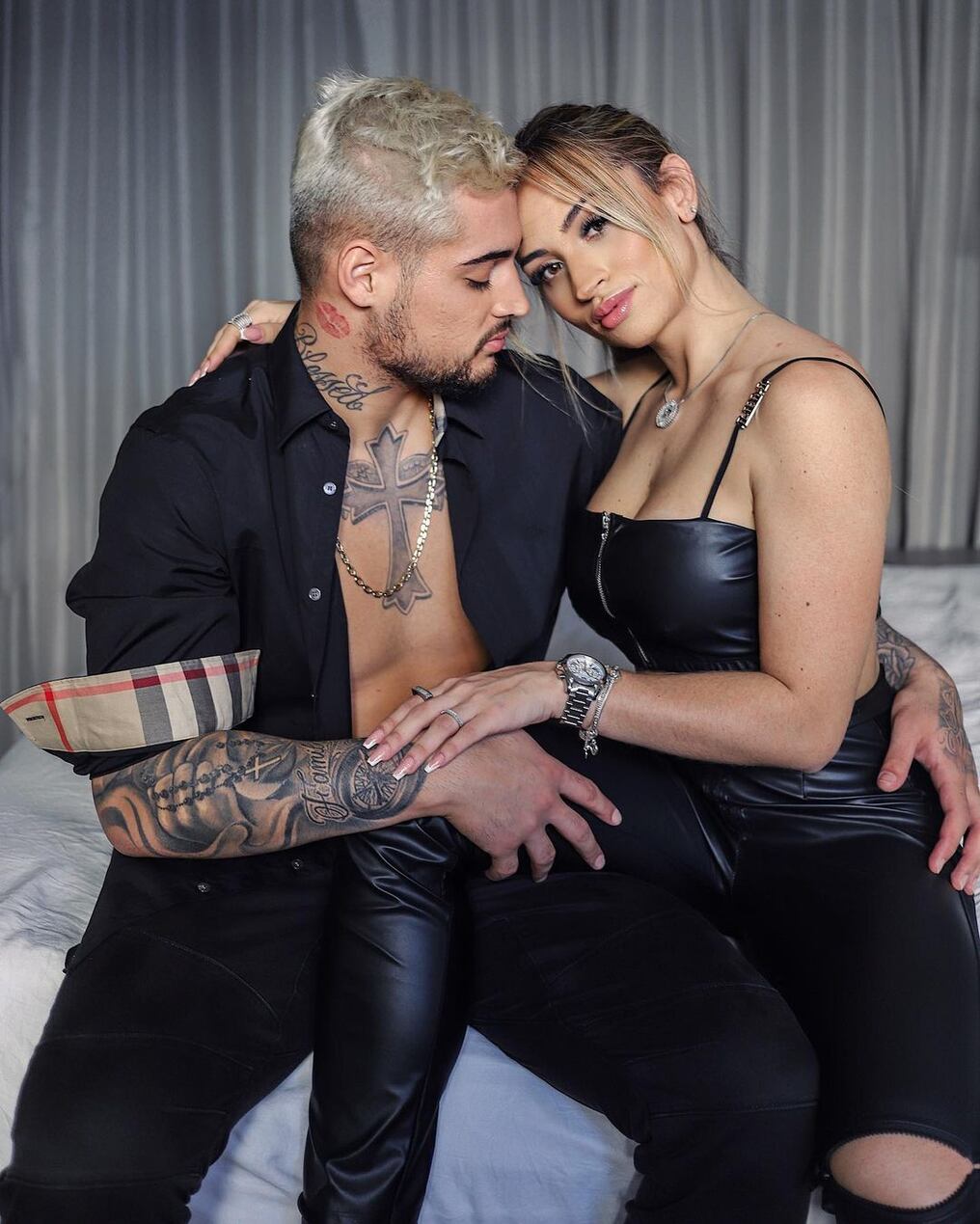 Jean Paulo Fernandes Filho y su novia Shay Victorio encendieron las redes sociales con una serie de imágenes. Foto: Gentileza.