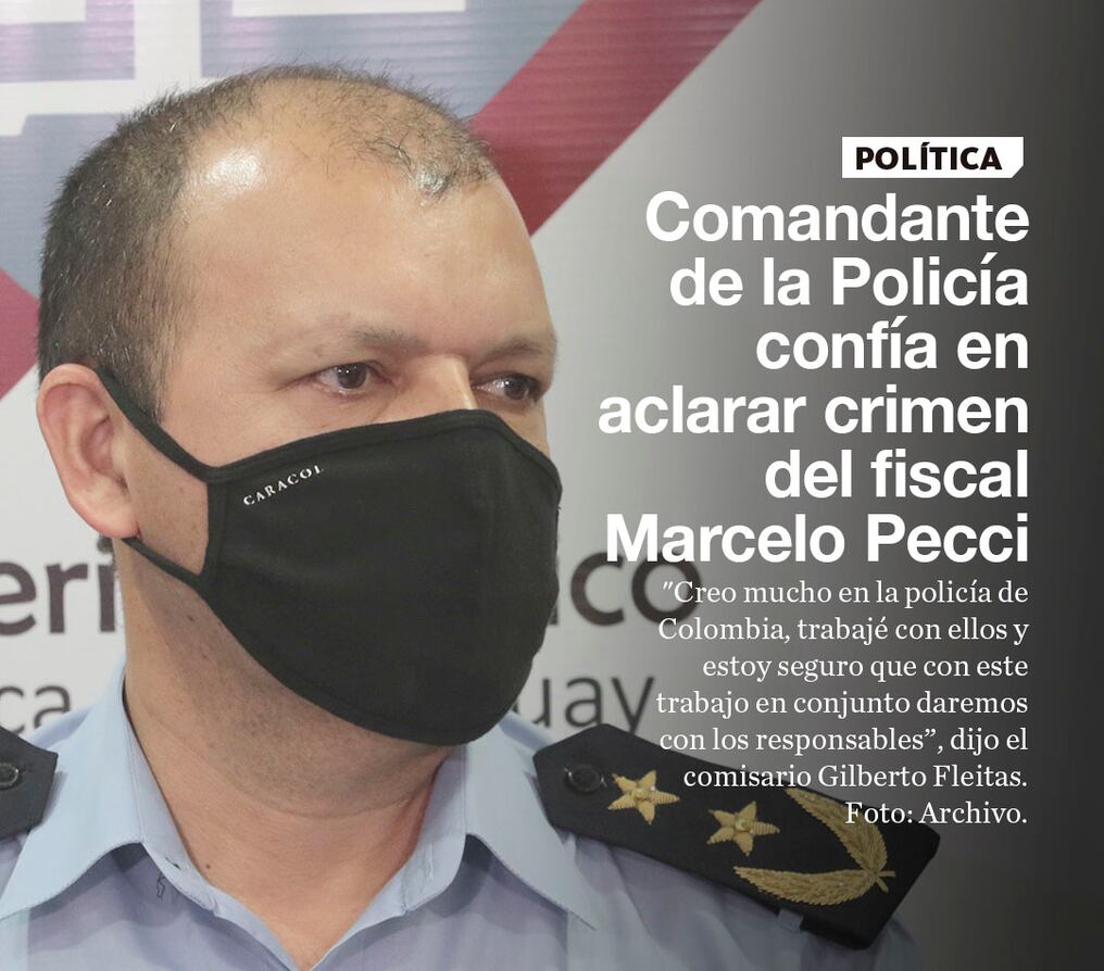Comandante de la Policía confía en aclarar crimen del fiscal Marcelo Pecci