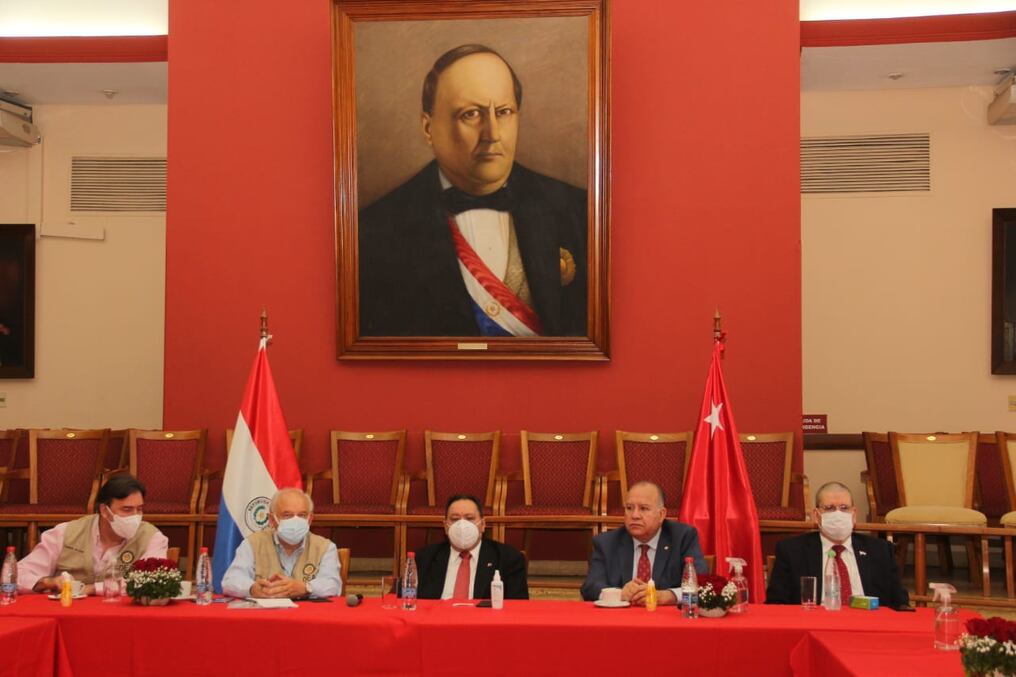 El Partido Colorado presentó a la MOE OEA los hechos de violencia política que ocurren en pleno periodo electoral. Foto: Gentileza.