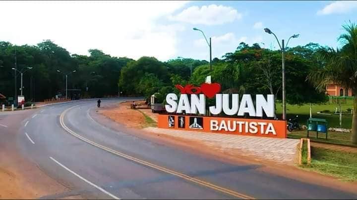 Entrada a la ciudad de San Juan Bautista, Misiones. Foto: Gentileza.