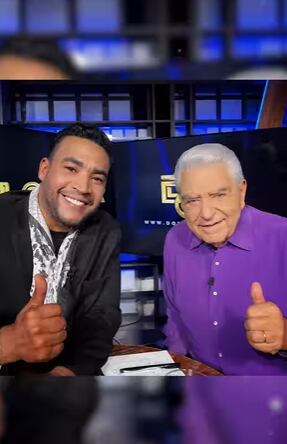 Don Omar pasó por el set de Don Francisco para hablar sobre su vida. Foto: Gentileza.