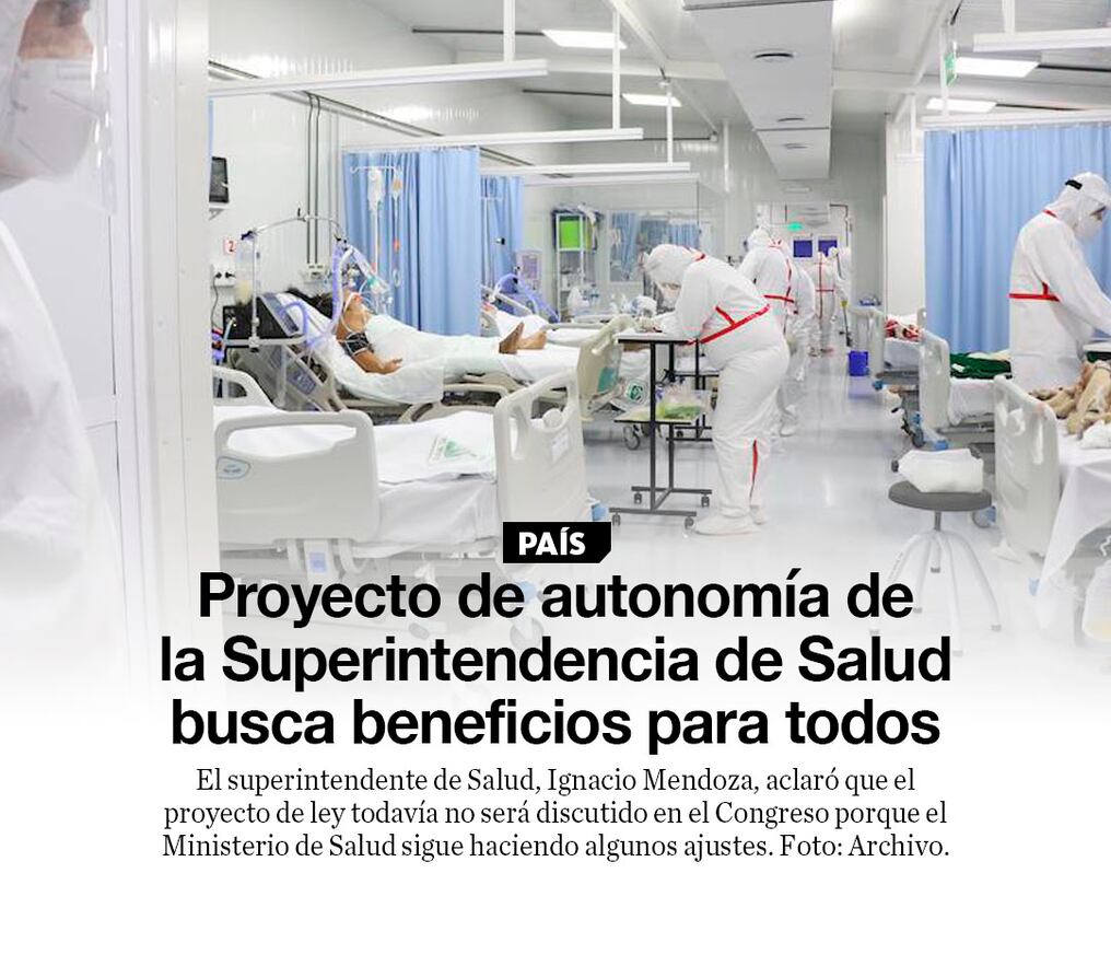 Proyecto de autonomía de la Superintendencia de Salud busca beneficios para todos