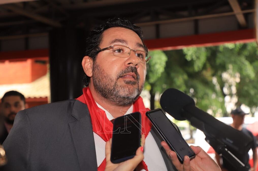 La idea nació con el acompañamiento del candidato a intendente, Héctor Morán, quien le convenció a los inversores a sumarse al proyecto de convertir a Salto del Guairá en un polo industrial. Foto: Jorge Romero.