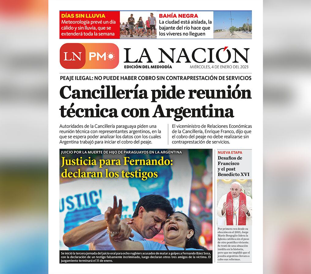 LN PM: edición mediodía del 4 de enero 