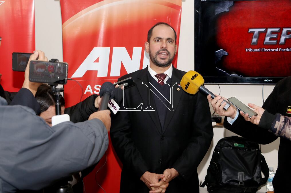 El titular del TEP de la ANR dijo que ante la serie de cuestionamientos que surgen, se quebró el sistema. Foto: Emilio Bazán.