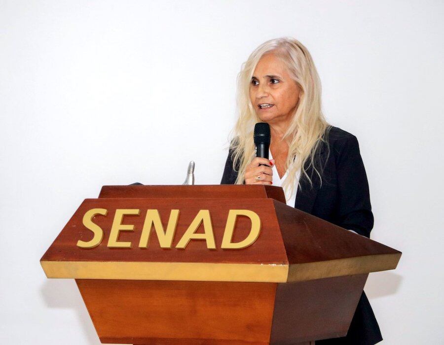 Zully Rolón, ministra de la Senad.