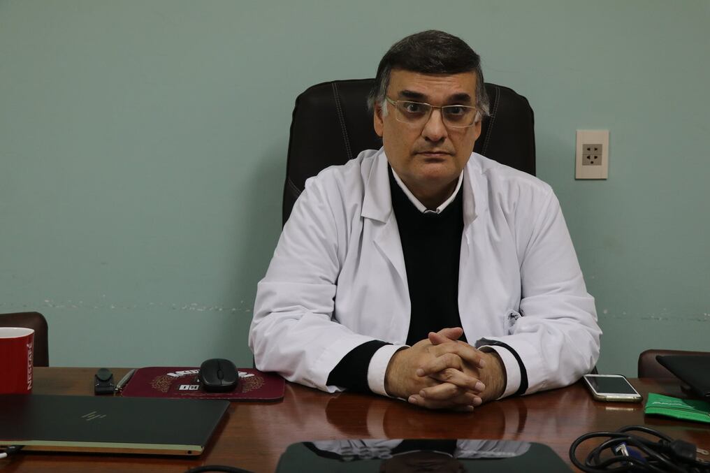 Prof. Dr. Ricardo Iramain, jefe de Pediatría del Hospital de Clínicas. Foto: Gentileza.