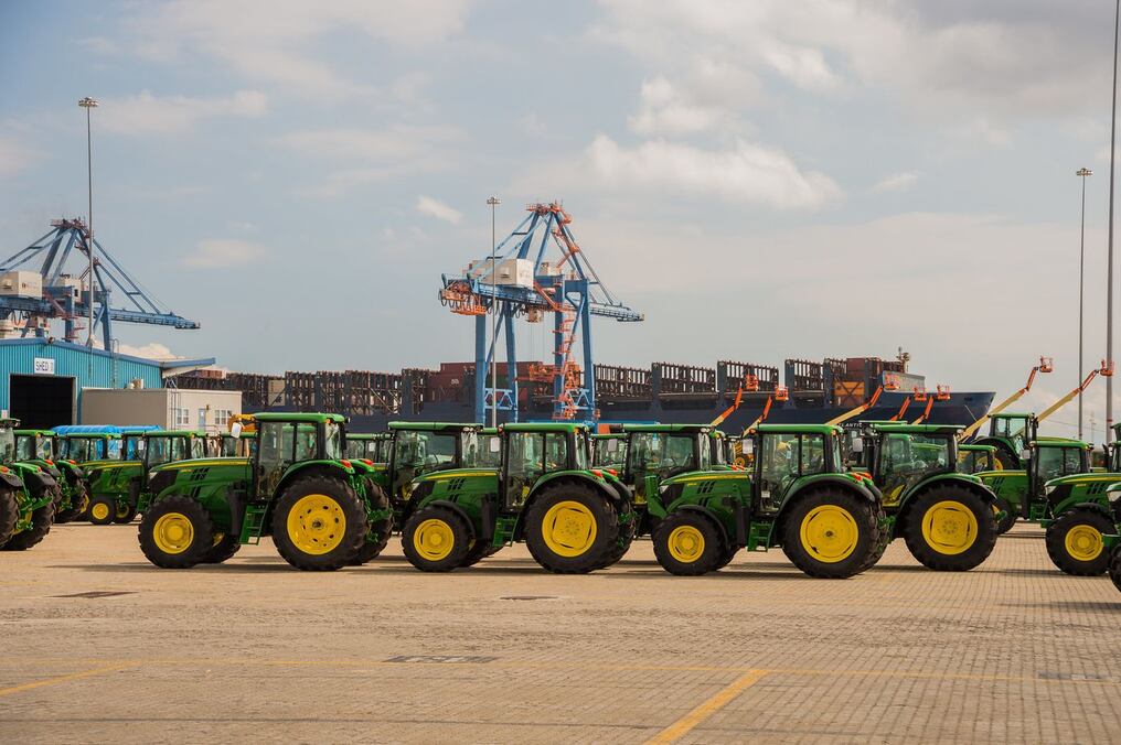La importación de tractores a noviembre del 2021 tuvo un incremento de 78% en comparación al mismo periodo del año pasado. Foto: Gentileza.