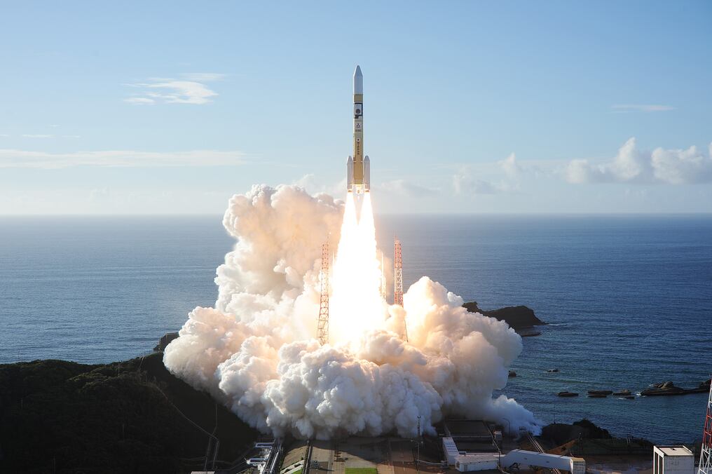 El despegue del aparato espacial se realizó en el centro espacial de Tanegashima (suroeste de Japón). Foto: AFP.