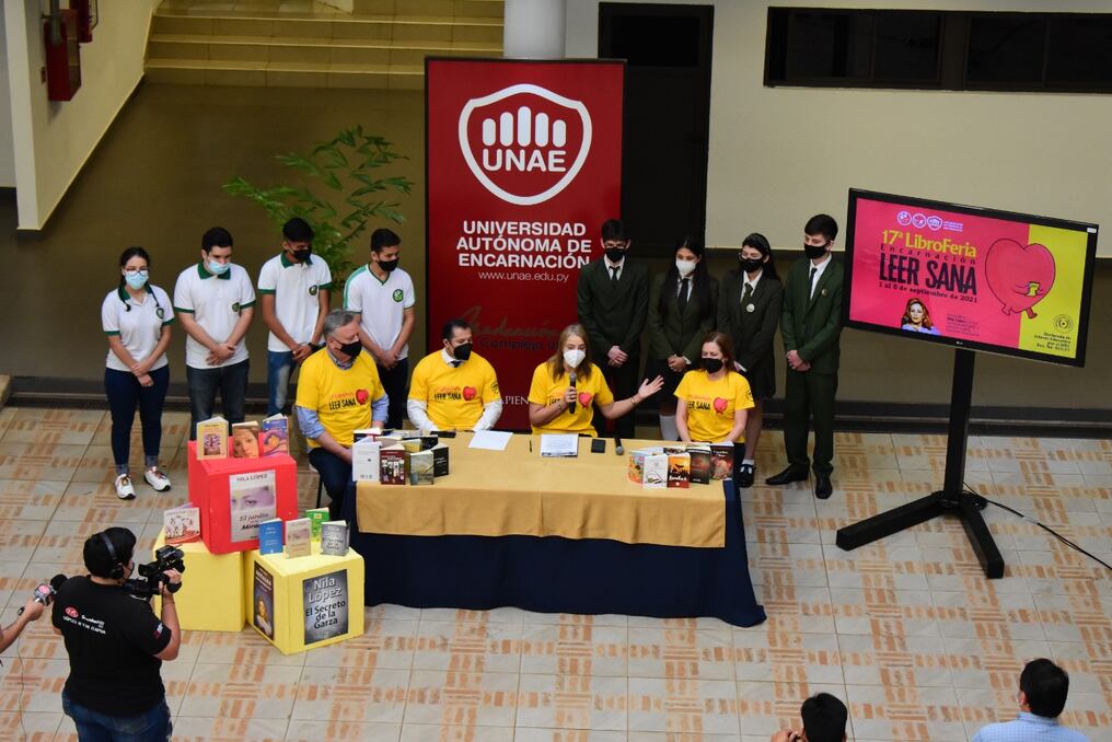 El lunes pasado, en conferencia de prensa, fue presentada la agenda cultural del evento literario que se desarrollará del 1 al 5 de setiembre. Foto: Gentileza.