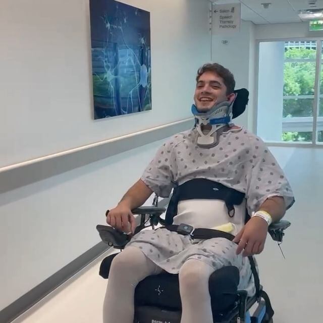 Destacado artemarcialista paraguayo en EEUU sufrió una fuerte lesión durante sus prácticas que lo dejó tetrapléjico, por lo que apela a la solidaridad de la ciudadanía para colectar fondos para su tratamiento. Foto: Gentileza.