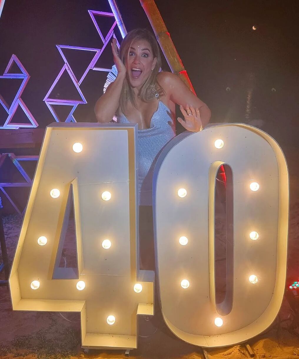Malala Olitte celebró sus 40 años a pura fiesta, con un espectacular festejo donde se dejó ver rodeada del cariño de su entorno más cercano y se mostró agradecida por considerarse una “privilegiada”. Foto: Gentileza.