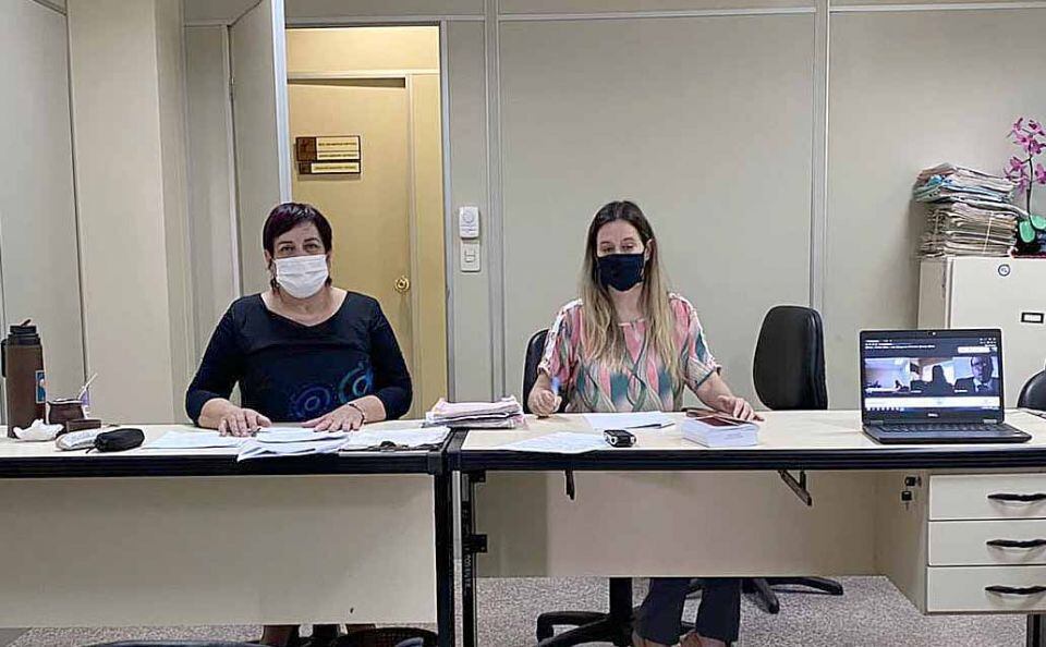 El juicio oral y público se desarrollo vía telemática y el acusado fue condenado a 30 años de cárcel tras ser encontrado culpable por feminicidio. Foto: Gentileza.