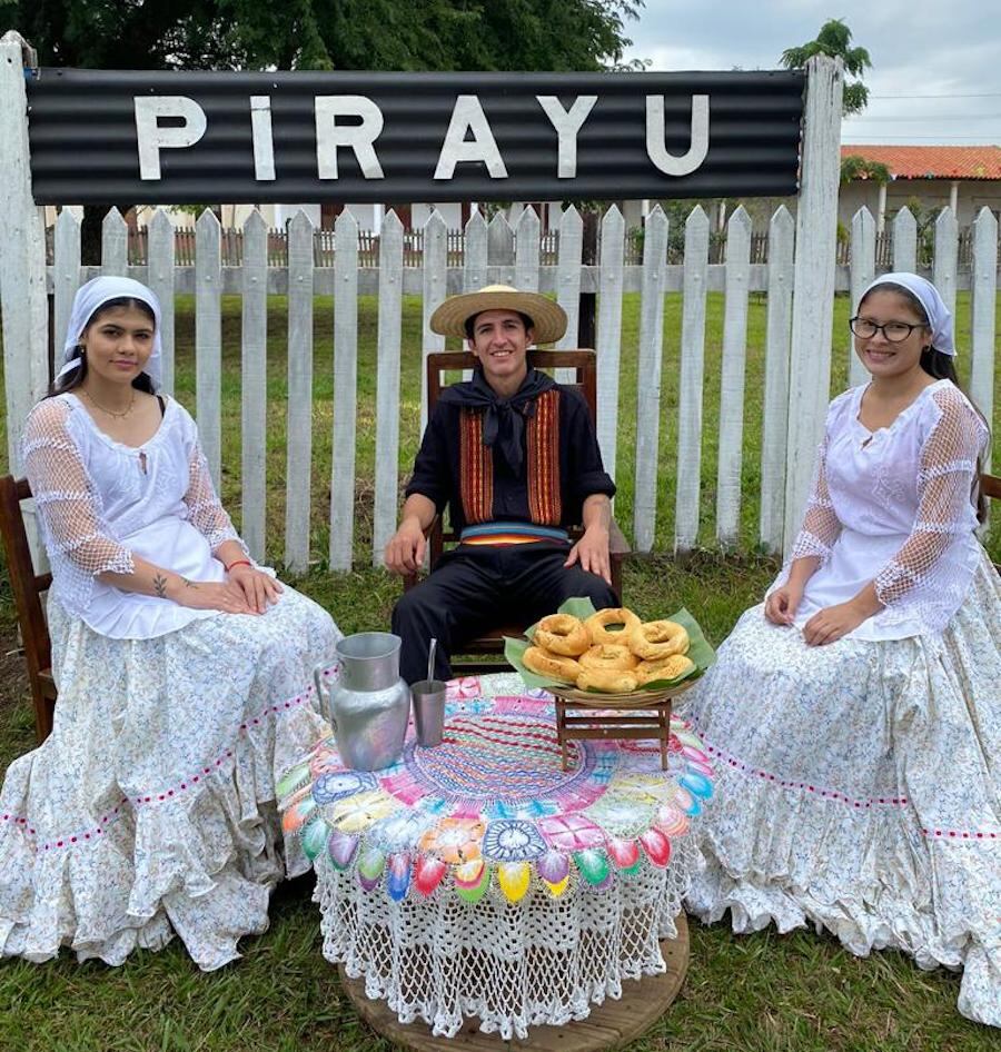 La chipa elaborada en Pirayú adquirió fama en la época floreciente de la estación ferroviaria.FOTO:GENTILEZA
