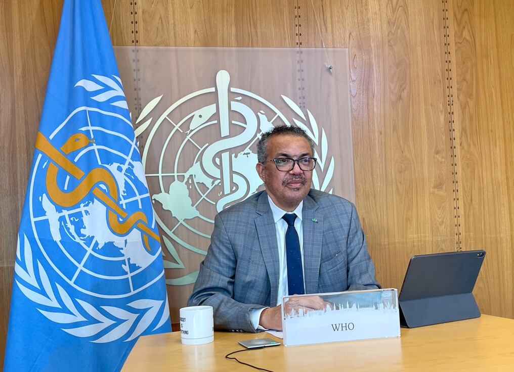 El director de la Organización Mundial de la Salud (OMS), Tedros Adhanom Ghebreyesus, acusó el lunes pasado a los gobiernos que afectan al sistema Covax. Foto: OMS.