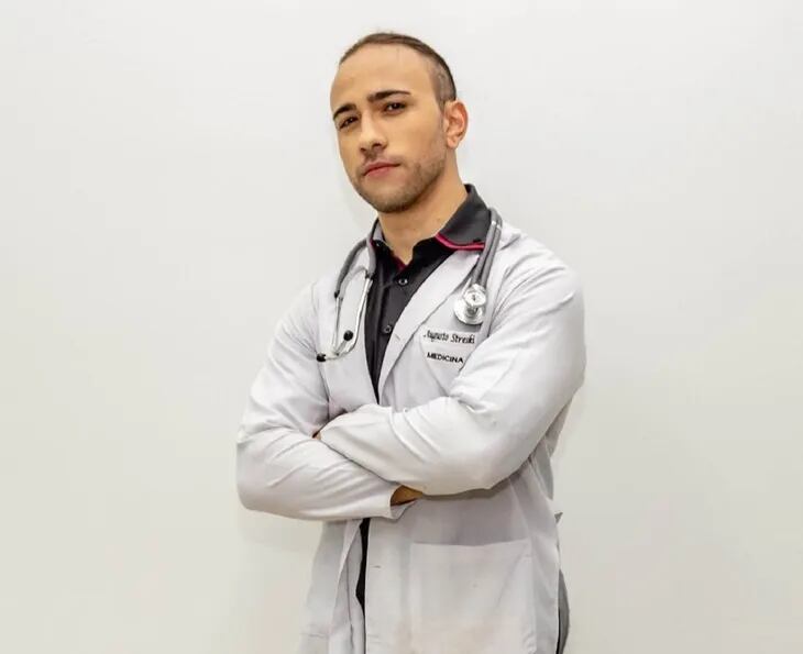 Antonio Augusto Streski Manjinski, de 25 años, quien cursa el último año de la carrera de medicina en la Universidad María Auxiliadora (UMAX) de Loma Pytä, desapareció en extrañas circunstancias. Foto: Gentileza.
