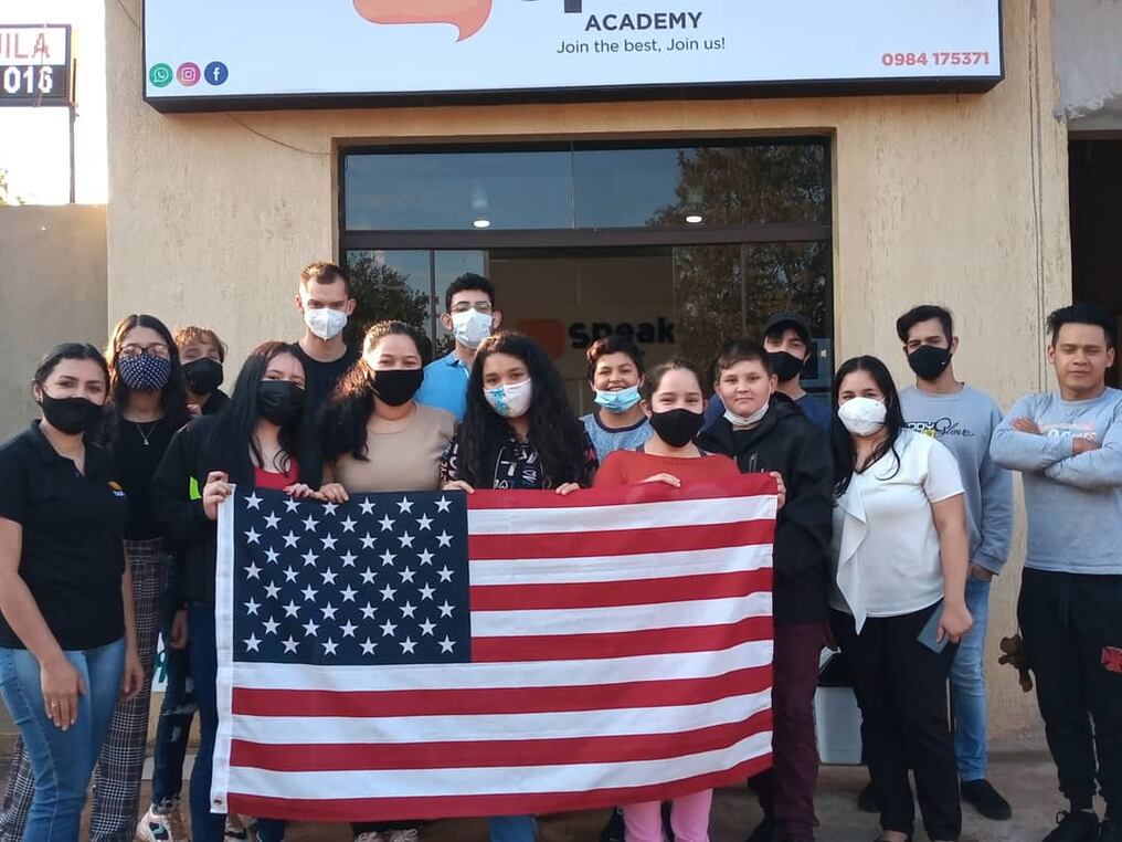 Las instalaciones de Speak Academy se encuentran en el Km 8 Acaray de Ciudad del Este. Foto: Gentileza.