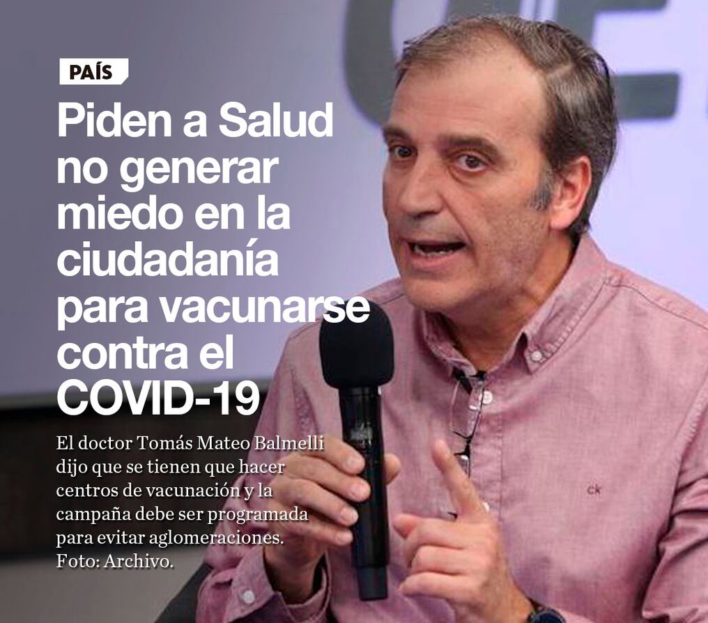 Piden a Salud no generar miedo en la ciudadanía para vacunarse contra el COVID-19