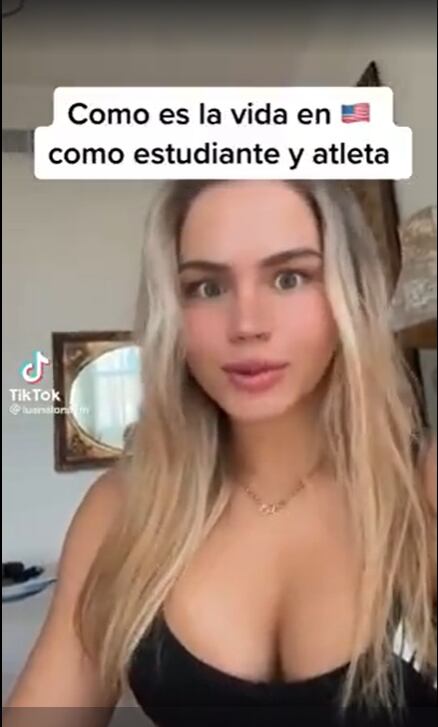 La joven compartió los detalles de su proceso de admisión a la universidad de EEUU. Foto: Tiktok.