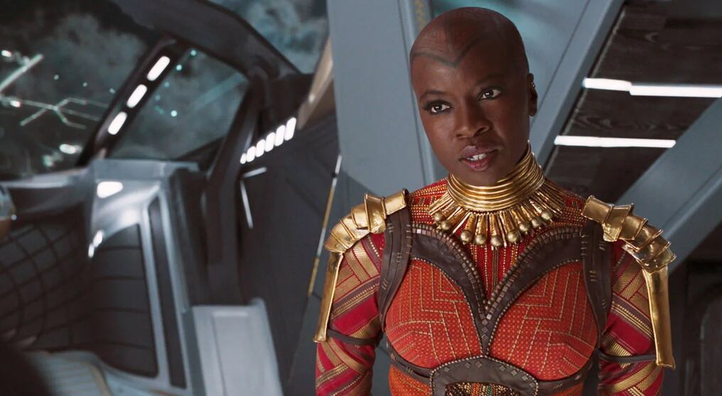 Danai Gurira volverá como la general Okoye en “Black Panther: Wakanda Forever” y también en una serie sobre los orígenes del personaje prevista para la plataforma Disney+. Foto: Marvel.