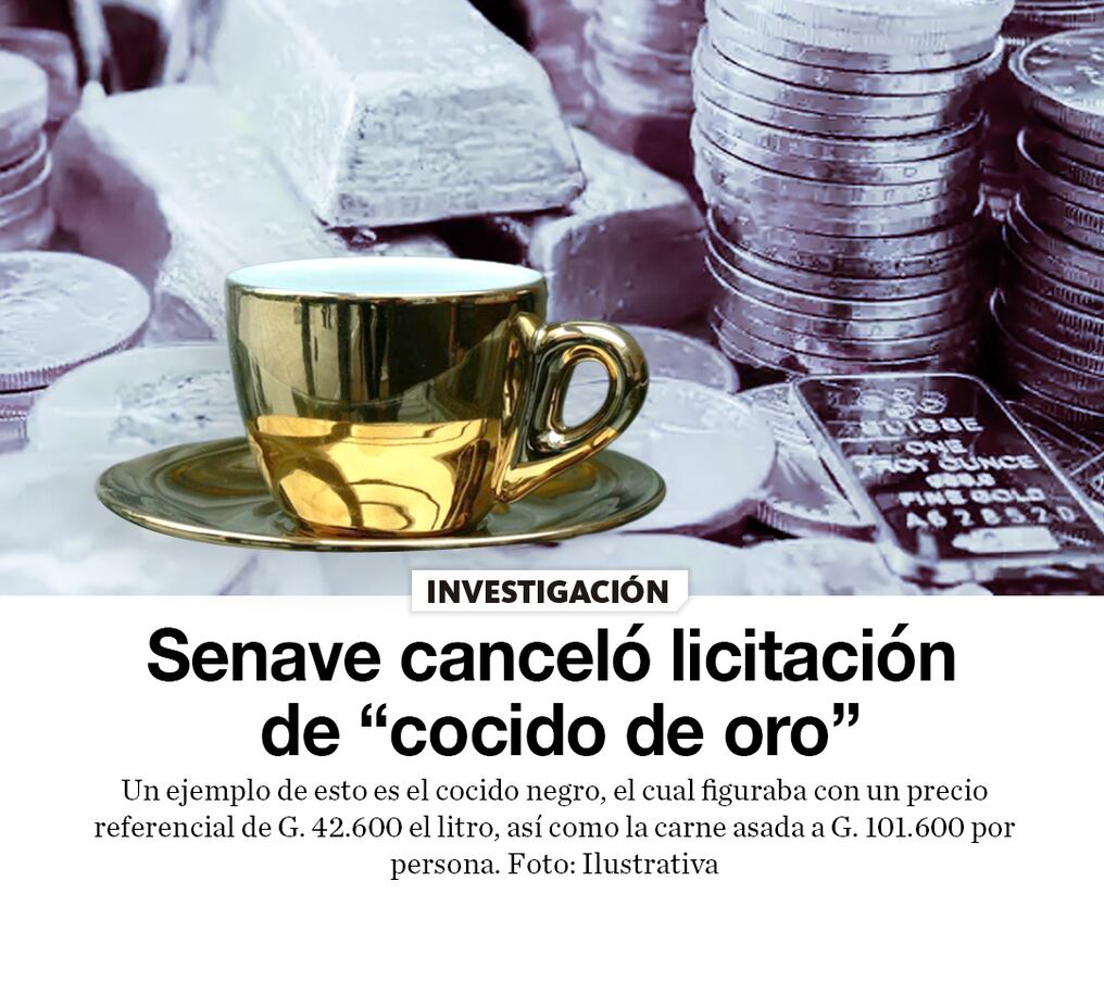 Senave canceló licitación de “cocido de oro”