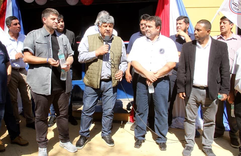 "Estamos con Pablo Moyano y esta es nuestra línea de trabajo acá a nivel central", admitió el dirigente camionero Juan Villalba. Foto: Archivo.