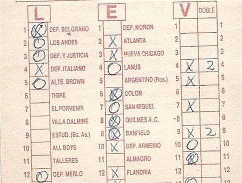 Acertó los trece resultados de los partidos que se jugaron en la undécima fecha del Campeonato Metropolitano del fútbol argentino el 16 de abril de 1972, jugando al Prode. Foto: Archivo