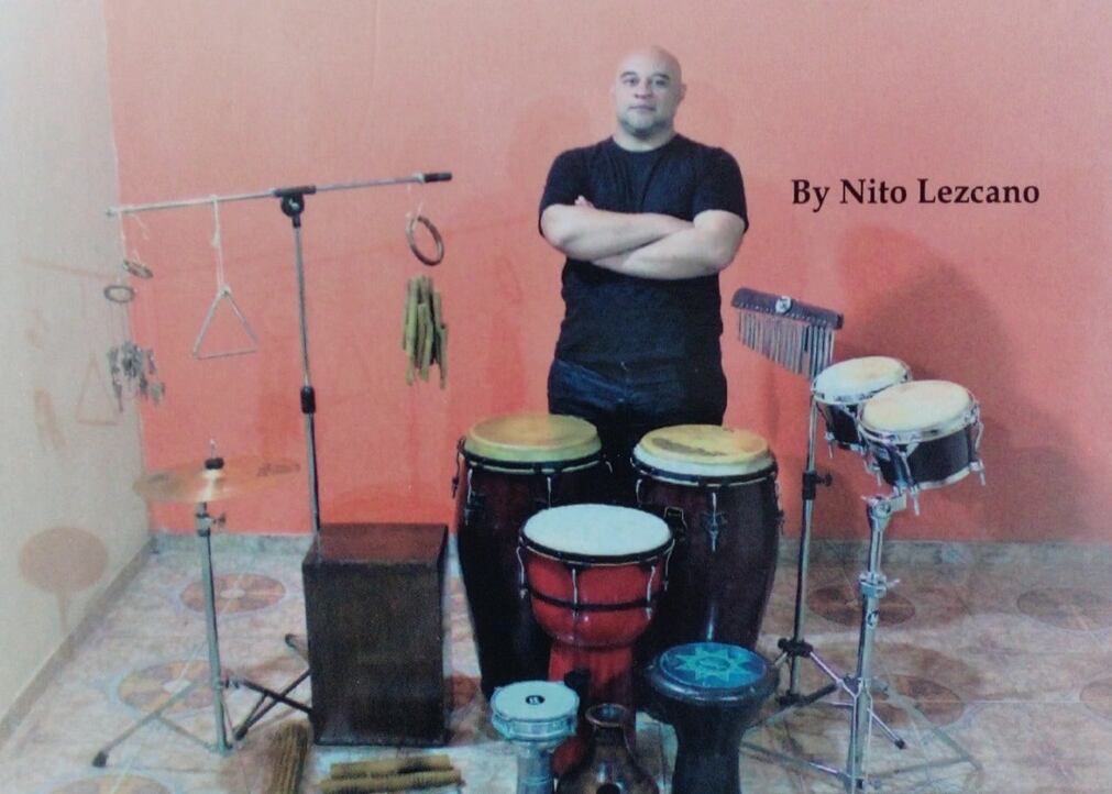Imagen de portada del material grabado por el músico percusionista paraguayo Nito Lezcano. Foto: Gentileza.