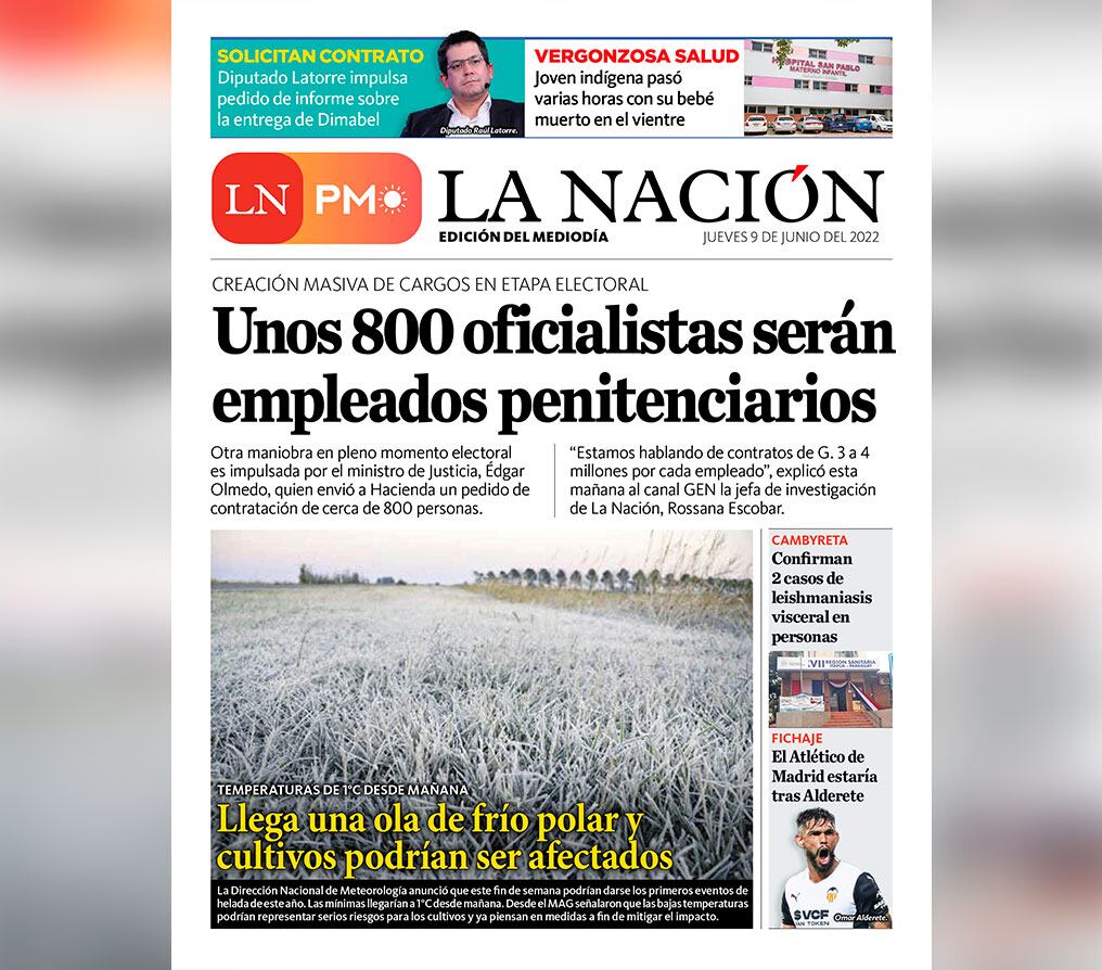 LN PM: edición mediodía del 9 de junio 